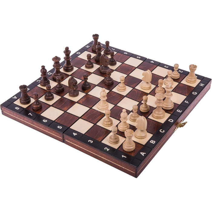 Магнітні шахи Square Classic з дерев'яними фігурами і дошкою