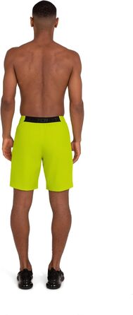 Шорти спортивні чоловічі короткі, жовті (XL) з кишенями на блискавці - TCA