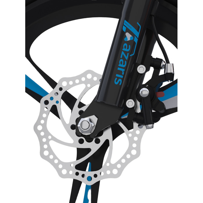 Дитячий велосипед 16 дюймів з дисковими гальмами, допоміжними колесами, амортизатором, захисним кожухом та LED-ліхтариком