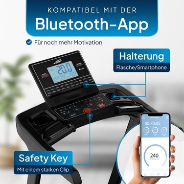 Біговий тренажер ArtSport Speedrunner 6000: швидкість 22 км/год, 99 програм, LCD дисплей 7