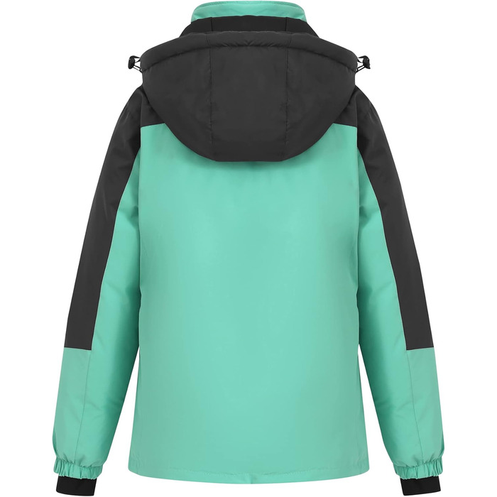 Жіноча водонепроникна куртка-дощовик Spmor, легка, вітронепроникна, з капюшоном, світло-зелена