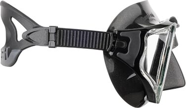 Комплект Cressi Penta & Alpha: маска для снорклінгу та дайвінгу + трубка Alpha, унісекс, чорний