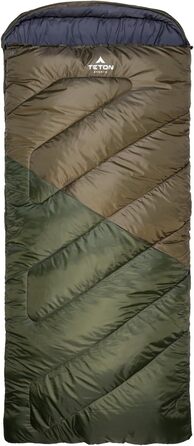 Сплячий мішок Teton Sports Degree C Flannel Lined Left Zip – Blue (XXL, -25°C, Right Zip, Efeu)