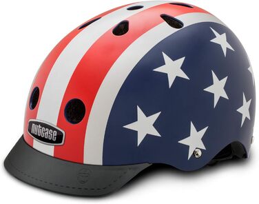 Велосипедний шолом Nutcase NTG3 2020 BMX інтеграл, багатоколірний (Stars & Stripes), розмір S (52-56 см)