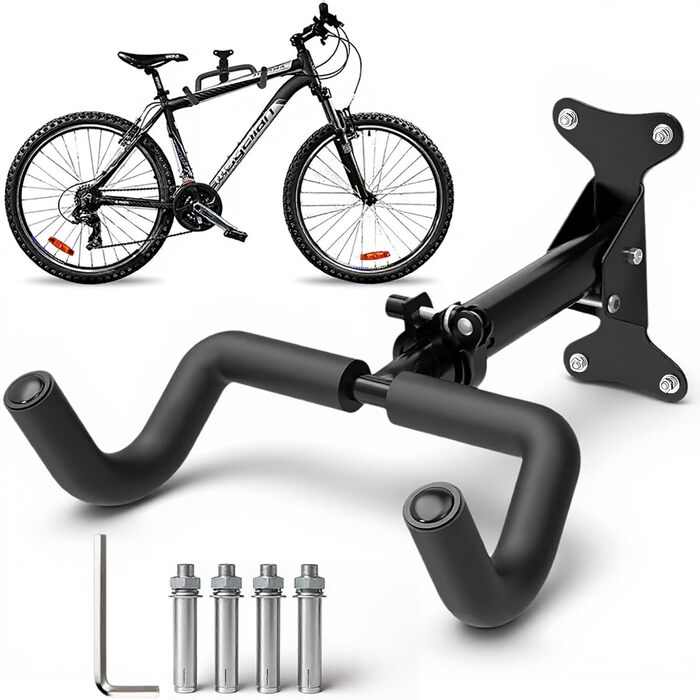 Кріплення для велосипеда на стіну, регульоване, 30 кг, для MTB та шосейних велосипедів