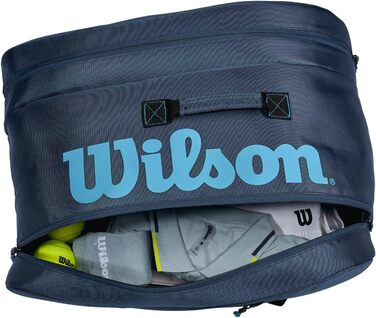 Сумка для паделу Wilson Super, темно-синя/яскраво-синя
