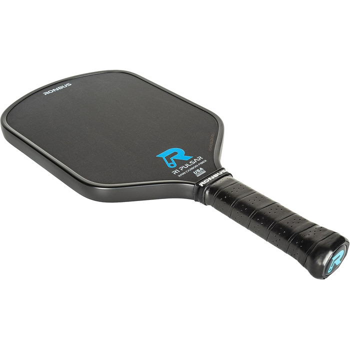 Ronbus R1: Бадмінтонна ракетка для піклболу з карбону та поліпропіленовим ядром 16 мм (R1 Pulsar, ручка 14 см)