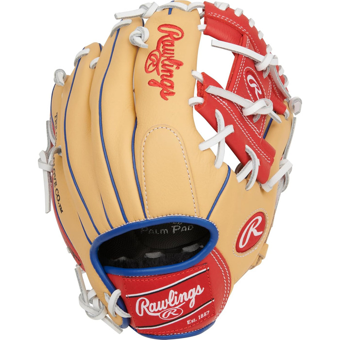 Рукавиця бейсбольна Rawlings Select Pro Lite Youth (правий рукав) для інфілдерів, розмір 26.7-31.1 см, модель Corey Seager, Pro I Web Camel 11