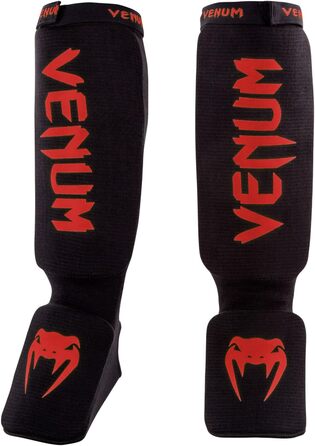 Захисні щитки для гомілки Venum Kontact чоловічі XS чорні/червоні
