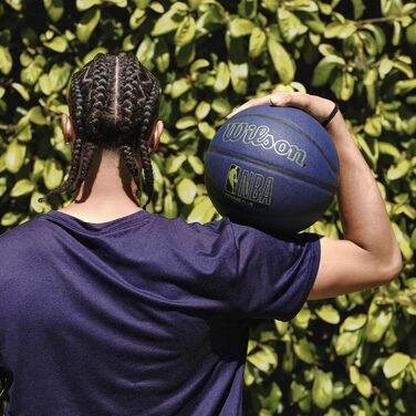 М'яч баскетбольний Wilson NBA Forge Plus Indoor/Outdoor, розмір 6 та 7, Marineblau