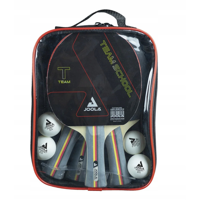 Набір для настільного тенісу Joola Team School: ракетка, м'ячі та чохол