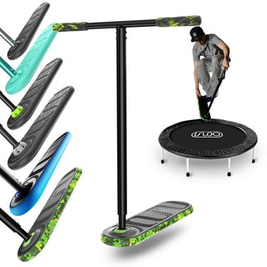 Трюковий самокат Indo Trick Scooter V2 Pro Green Mamba (12+ років) для підлітків, дітей та дорослих – для вулиці та приміщення