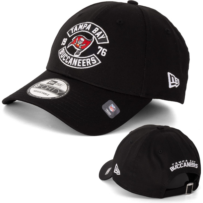 Кепка New Era 9FORTY MLB NBA NFL Limited Edition Tampa Bay Buccaneers чорна