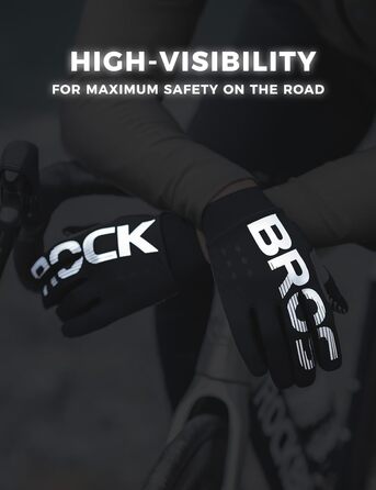 Велосипедні рукавички ROCKBROS для жінок та чоловіків, зимові, з Thinsulate, теплі, сенсорні, для MTB, катання, альпінізму, бігу та активного відпочинку, XL