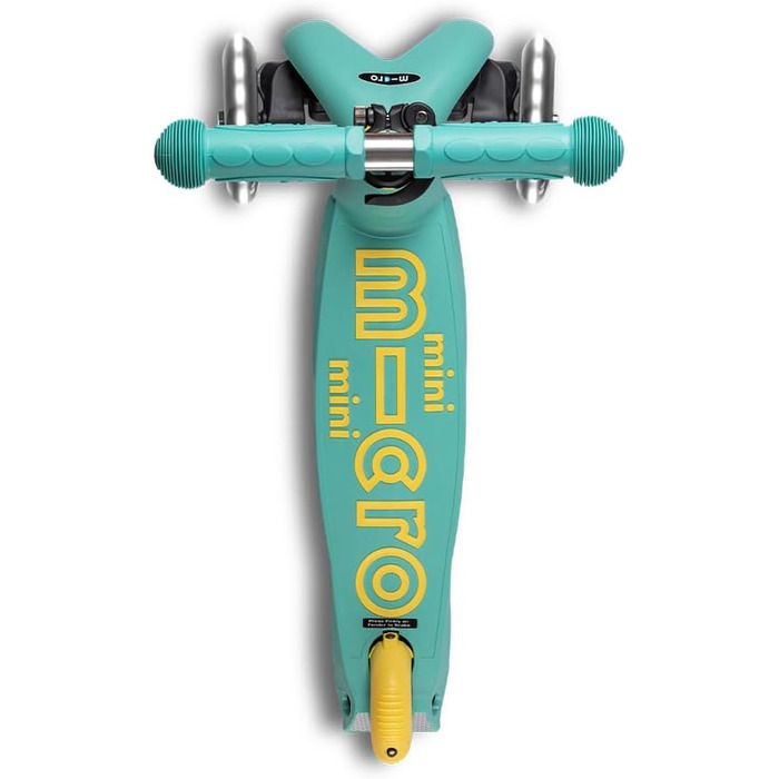 Самокат дитячий Micro Deluxe Kinder Scooter з регульованим кермом, світлодіодні колеса, екологічна м'ята
