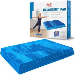 Балансувальна подушка Sissel Balancefit, TPE, антиковзка, для тренування рівноваги та координації, до 120 кг, синя, для дому та вулиці