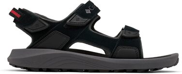 Columbia Trailstorm Hiker 3 Strap: Чоловічі трекінгові сандалі, чорно-сірі, 41 EU