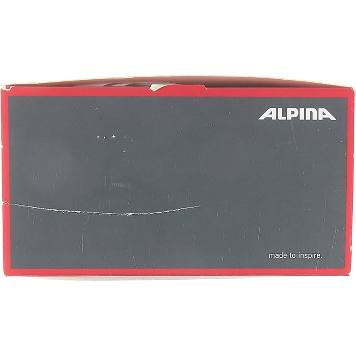 ALPINA SCARABEO S — Лижна маска OTG, захист 100% UV, антифог, ударостійка, для дорослих, біла, універсальний розмір