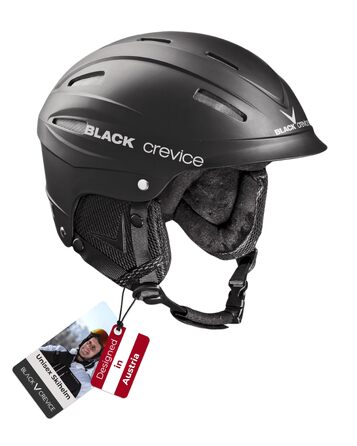 Гірськолижний шолом Ichgl Black Crevice, чорний