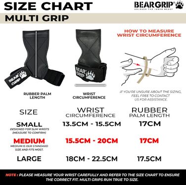 Ремінь/гачок для важкої атлетики BEAR GRIP Multi-Grip, міцний, з натуральної шкіри