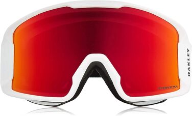 Гірськолижні окуляри Oakley Line Miner XM PRIZM для вузьких облич (розмір M, Matte White / Prizm Torch Iridium)
