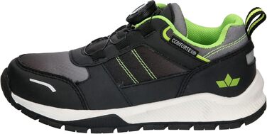 Дитячі трекінгові черевики Lico Akima для хлопчиків та дівчаток, 29 EU, чорно-сірий, лимонний акцент