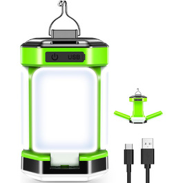 Ліхтар намету BICKON: 60 LED, 25 годин роботи, 4000mAh, 5 режимів, регулювання яскравості, для кемпінгу, походу, надзвичайних ситуацій