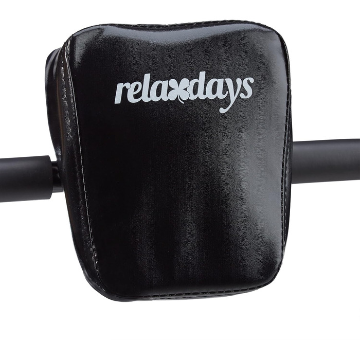 AB ролик Relaxdays для преса, складний тренажер для м'язів живота, 66x70x70 см, фітнес-тренажер для преса, чорний