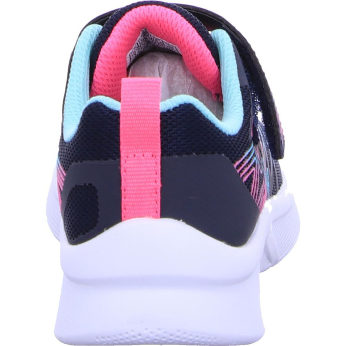 Кросівки Skechers Microspec Bold Delight для дівчаток, 31 EU, темно-сині з рожевою окантовкою
