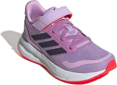 Дитячі кросівки adidas RUNFALCON 5 для хлопчиків та дівчаток, кольори Powder Plum/Aurora Plum/Lucid Red, розмір 28 1/2 EU