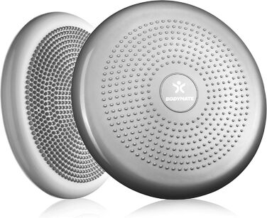 Крісло-подушка BODYMATE для балансу та тренувань, 34 см, срільно-сірий колір