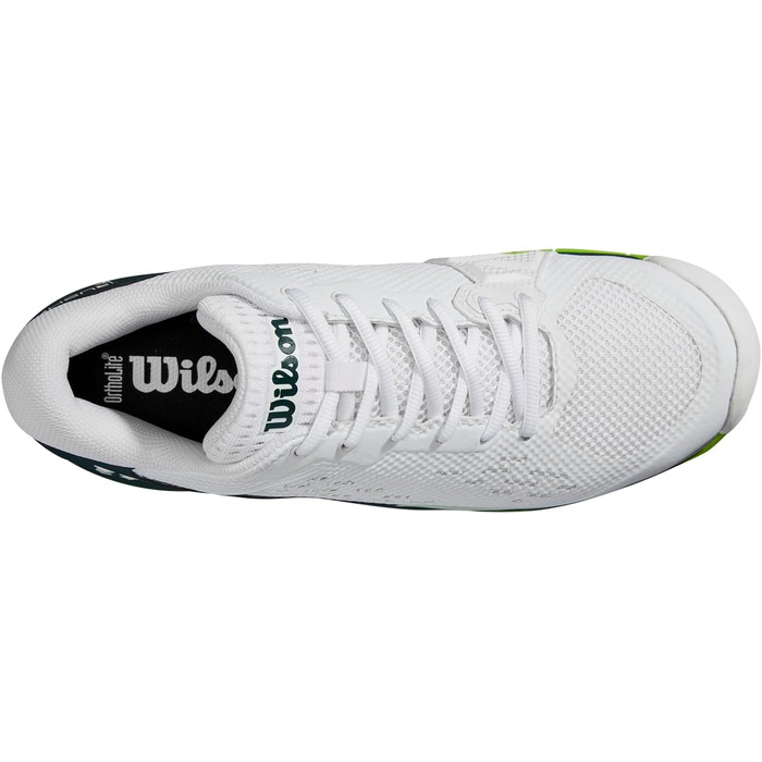 Тенісне взуття Wilson Rush Pro Ace для жінок, 43 1/3 EU, білий, Ponderosa Pine, Jasmine Green