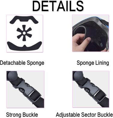 Набір захисту 7-в-1 для дітей 3-8 років: шолом, наколінники, налокітники, рукавички. Рожевий захист для роликів, скейтборда, велосипеда