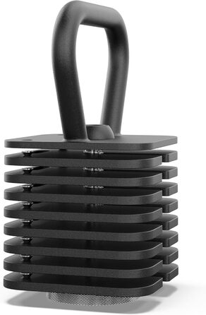 ZIPRO Kettlebell SQUARE: регульована гиря до 19 кг для силових тренувань та фітнесу вдома