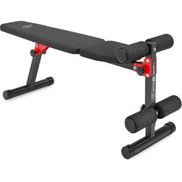 Складана лавка для тренувань Marbo Sport MH-L104 2.0, чорна, виробництво ЄС