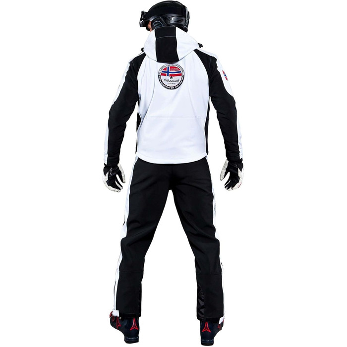 Куртка гірськолижна Nebuus Softshell Rockshe чоловіча чорно-біла (3XL)