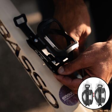 Тримач для пляшок ELITE E232001 AMBO, чорний графічний, унісекс, для дорослих