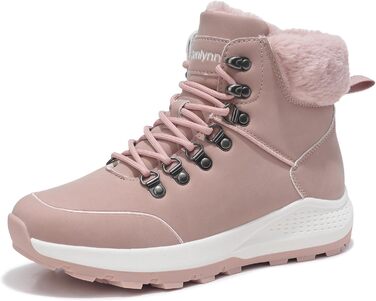 Жіночі зимові черевики, зимові чоботи, утеплені снігоступи, туристичні черевики для хайкінгу, рожеві, 39 EU