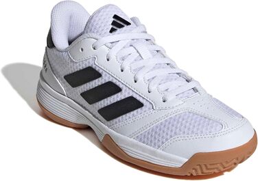 Дитячі кросівки Adidas Ligra 8 для залу (35 EU) - Білий, Чорний