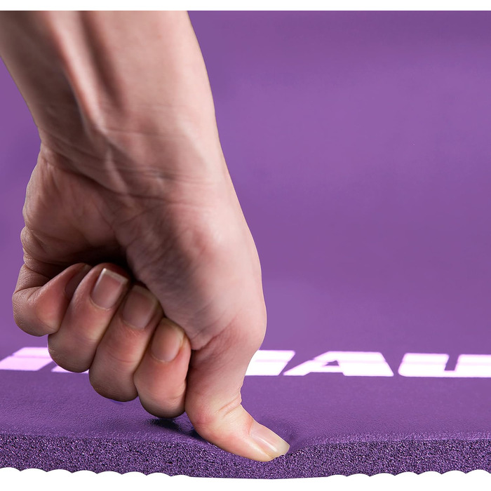 Килимок для тренувань Muawo Premium: фітнес, йога, гімнастика | антиковзаючий, товстий, довгий (190х100х1,5 см)