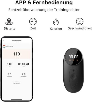 WALKINGPAD P1: Складаний біговий тренажер для дому, 0.5-6 км/год, 1PS (746W) з мобільною програмою та пультом, ультратонкий для домашніх тренувань