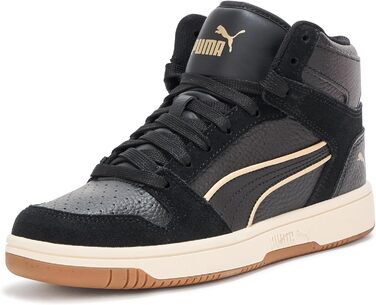 Жіночі кросівки PUMA Rebound Layup Mid - чорний/золотий (42.5 EU)