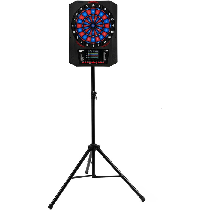 Професійна стійка для дартсу KOTO Heavy Duty, регульована висота 120-190 см, ширина 90 см, 4 кг, складана, для сисалевих і електронних мішеней