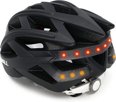 Смарт велосипедний шолом LIVALL BH60SE Neo з LED-підсвіткою, гальмівним світлом, SOS-датчиком, Bluetooth, чорний, 55-61 см