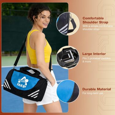 Набір для піклболу: 2 ракетки, 4 м'ячі, сумка. Фібергласова поверхня. Для гри в приміщенні та на вулиці