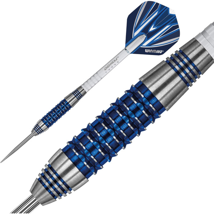 Професійні дротики WINMAU Andy Fordham, 24 г, вольфрамові, сталевий наконечник, набір з оперенням та держателями, спеціальна серія