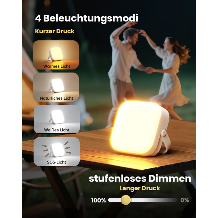 Ліхтар намету Eventek 2 шт. 4000LM, 10000mAh, LED, водонепроникний, 4 режими, для кемпінгу, походу, надзвичайних ситуацій