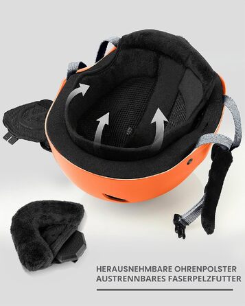 Комплект для катання на лижах та сноуборді OutdoorMaster Kevin: термобілизна та професійні лижні шкарпетки (матовий помаранчевий, розмір L)