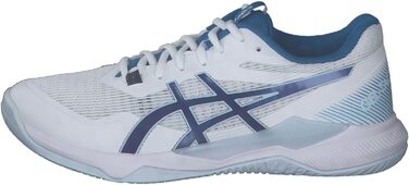 Жіноче спортивне взуття ASICS Gel-Tactic для гандболу, блакитно-біле, 400 (37 EU, White Indigo Blue)