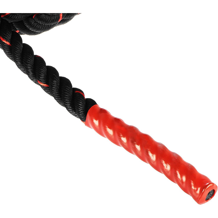 Тренажер Battle Rope (Бойове Канат) для фітнесу - 9м, 12м, 15м - з неслизькими ручками - для дому та спортзалу